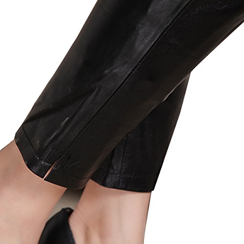 Humiture Genuine Lambskin Leather Trouser for Women 5530