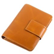 AINIMOER Women’s Small Genuine Leather Bi-Fold Wallet Multi Card Organizer Pocket with Zipper