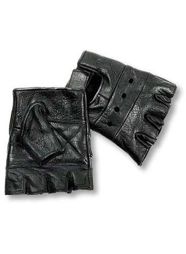 Interstate Leather Men’s Basic Fingerless Gloves