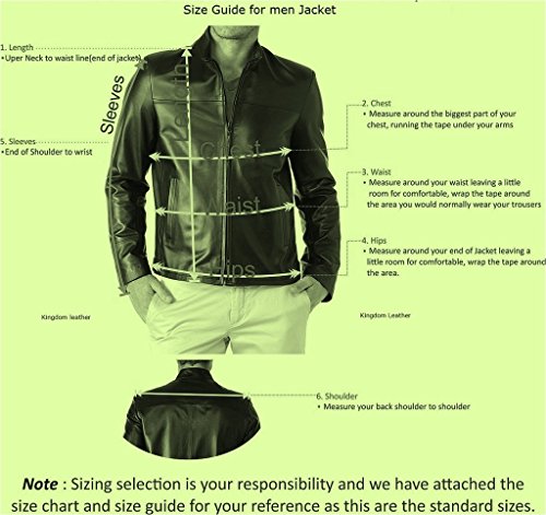 Mens Stylish Fashionable Slim Fit Motorcycle Bomber Leather Jacket KL463