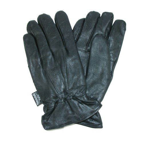 Dorfman Pacific Men’s Thinsulate Genuine Lambskin Leather Gloves