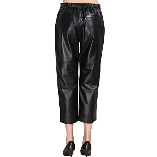 Genuine sheepskin Leather Trousers for Women ,Genuien Leather Pants5540