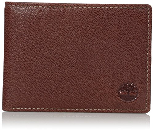 Timberland Men’s Genuine Leather RFID Blocking Passcase Security Wallet