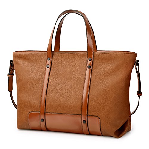 Vbiger Tote Bag Leather Handbags Shoulder Cross-body Bags Large Capacity for Women