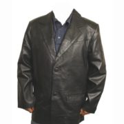 Bonus Men’s Black Western Blazer Genuine Lamb Leather