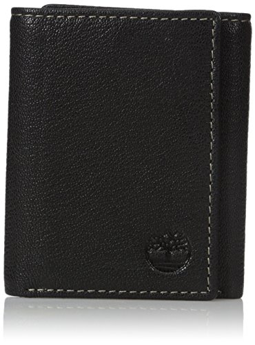 Timberland Men’s Genuine Leather RFID Blocking Trifold Security Wallet