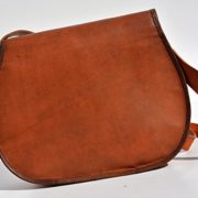 Handmade Women Vintage Style Genuine Brown Leather Cross Body Shoulder Bag Handmade Purse
