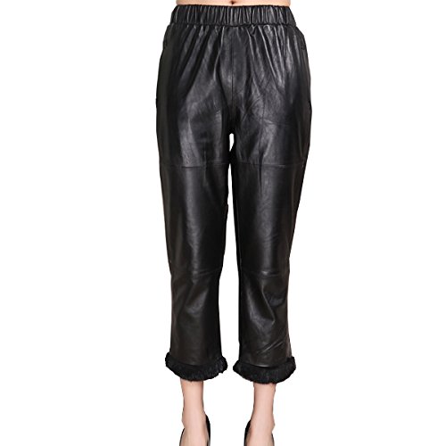 Genuine sheepskin Leather Trousersfor Women ,Genuien Leather Pants5536