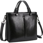 Heshe Women’s Leather Handbags Shoulder Bags Tote Bag Cross Body Purses for Ladies
