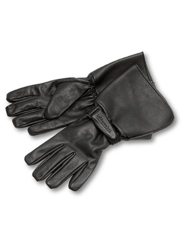 Milwaukee Motorcycle Clothing Company Men’s Leather Gauntlet Riding Gloves