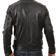 Laverapelle Men’s Lambskin Real Leather Jacket Black – 1510344