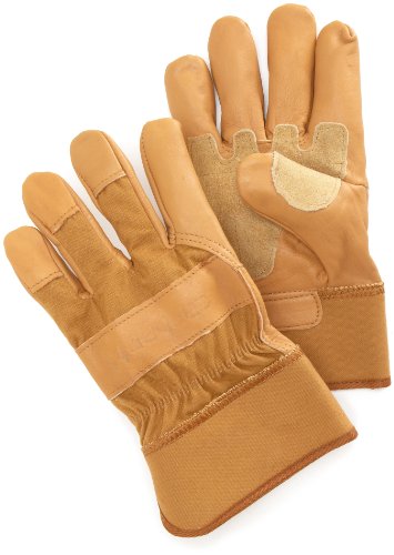 Carhartt Men’s Grain Leather Work Glove with Safety Cuff