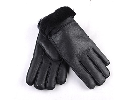 WARMIE Soft Leather Australian Sheepskin Gloves For Women | Premium, Soft & Fluffy