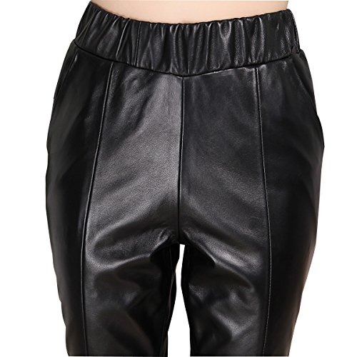 Genuine sheepskin Leather Trousersfor Women ,Genuien Leather Pants5535
