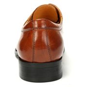 DeliverSmile Mens Cowhide Genuine Leather Point Toe Lace-up Brogue Oxford Shoes