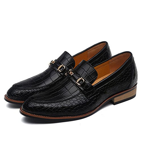 San Hojas Men’s Loafers Dress Classic Formal Oxfords Slip On Genuine Leather Lining Modern Shoes
