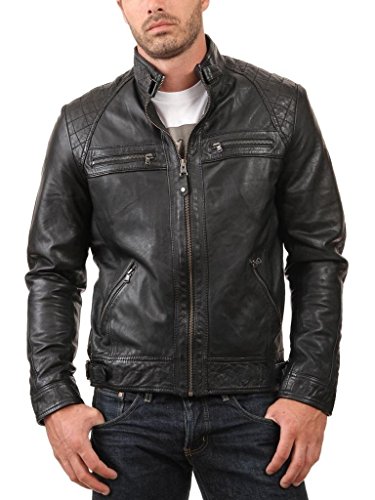 Western Leather Men’s Leather Jacket Black