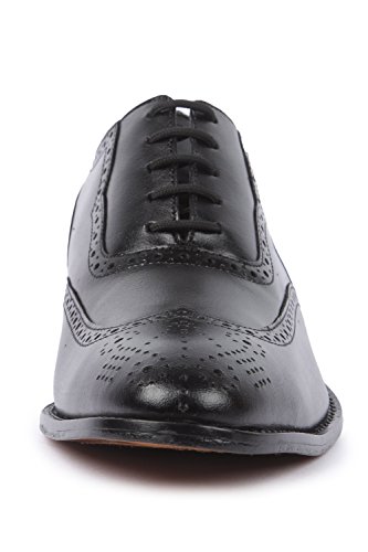 Liberty Handmade Leather Mens Classic Oxford Wingtip Lace up Dress Shoe