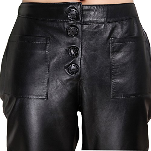 Genuine sheepskin Leather Trousers for Women ,Genuien Leather Pants5540