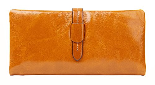 SUIMIUS Women’s Fashion Vintage Genuine Leather Wallet