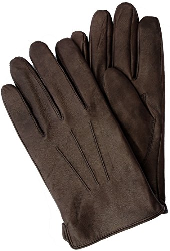 EEM touchscreen gloves BEN-IP for men made of genuine leather, smartphone glove