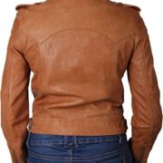 New Womens Motorcycle Genuine Sheep Leather Party Jacket LFW281